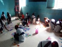 Drawing Competition at Anandwadi